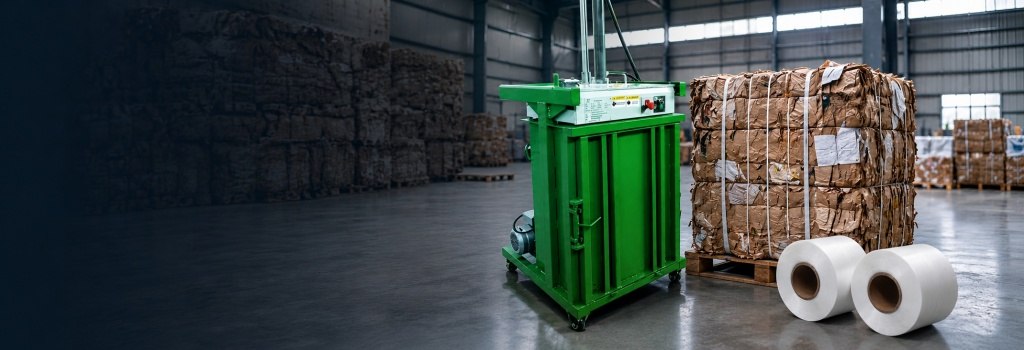 Waste Baler Strapping